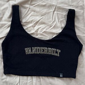 Black Vanderbilt hype & vice Crop Top